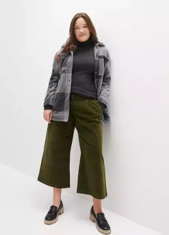 Bonprix Cropped Cord Trousers