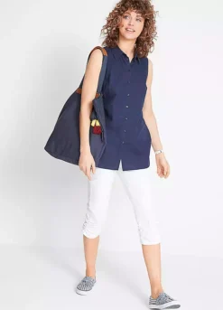 Bonprix Cropped Leg Trousers