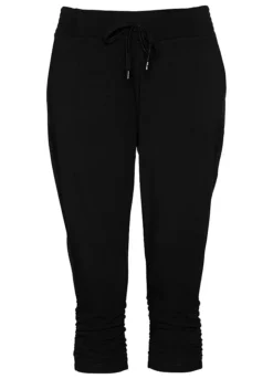 Bonprix Elasticated Jersey Cropped Trousers