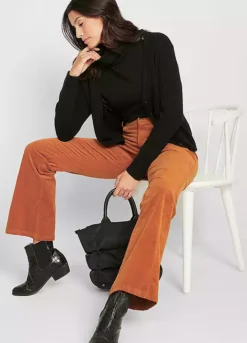 Bonprix Flared Cord Trousers -Deals Glam Jiva Store bonprix Flared Cord Trousers928751FRSP W04