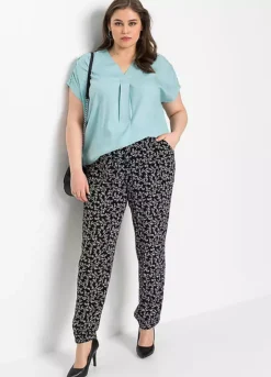 Bonprix Floral Print Harem Trousers