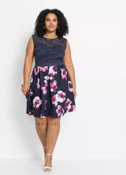 Bonprix Floral Skater Dress