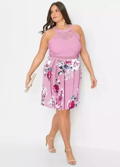 Bonprix Lace Bodice Floral Dress -Deals Glam Jiva Store bonprix Lace Bodice Floral Dress904561FRSB W04