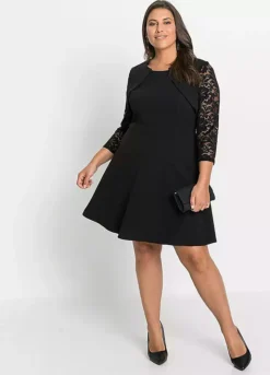 Bonprix Lace Sleeve Dress