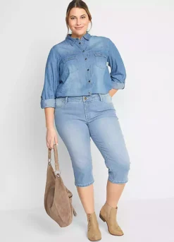 Bonprix Pack Of 2 Cropped Jeans