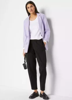 Bonprix Piped Ponte Trousers