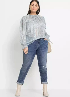 Bonprix Ripped Boyfriend Jeans