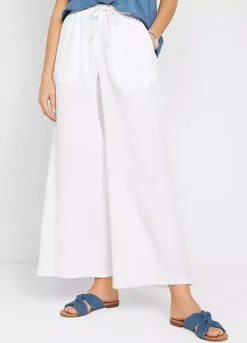 Bonprix Wide Leg Cotton Palazzo Trousers -Deals Glam Jiva Store bonprix Wide Leg Cotton Palazzo Trousers975972FRSP