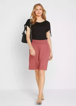 Bonprix Wide Leg Jersey Shorts