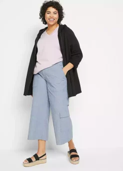 Bonprix Bonprix Cropped Wide Leg Jeans