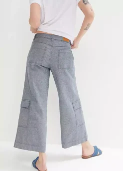 Bonprix Bonprix Cropped Wide Leg Jeans -Deals Glam Jiva Store bonprix bonprix Cropped Wide Leg Jeans971246FRSP W01